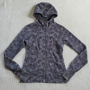 Lululemon Scuba Hoodie II Women's 4 Small Fleece Lined Sweatshirt Purple Zipper